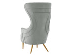 Sage Gray Wingback Chair