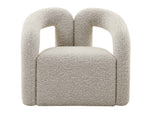 Solay Gray Speckled Boucle Chair
