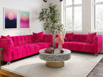 Yvette Hot Pink Sofa