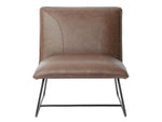 Zenon Chocolate Armless Chair