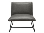 Zenon Gray Armless Chair