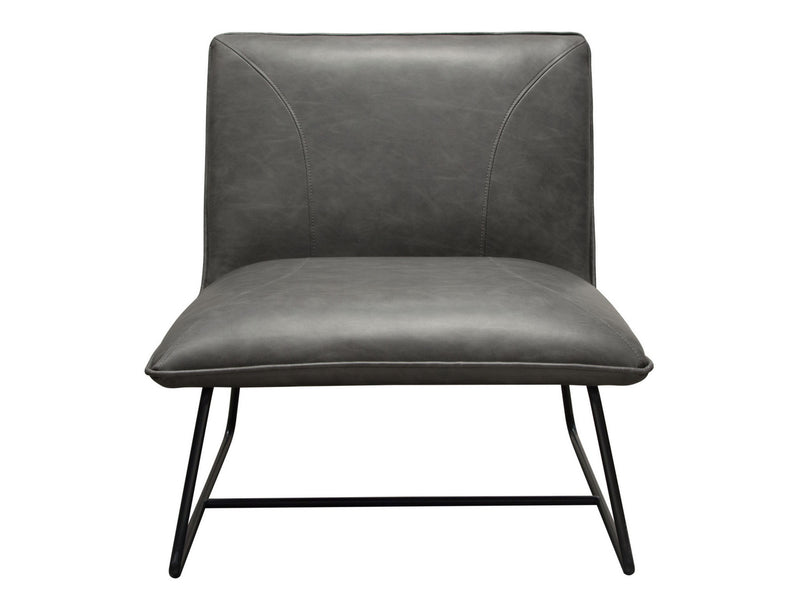 Zenon Gray Armless Chair