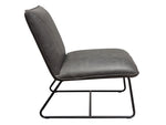 Zenon Gray Armless Chair